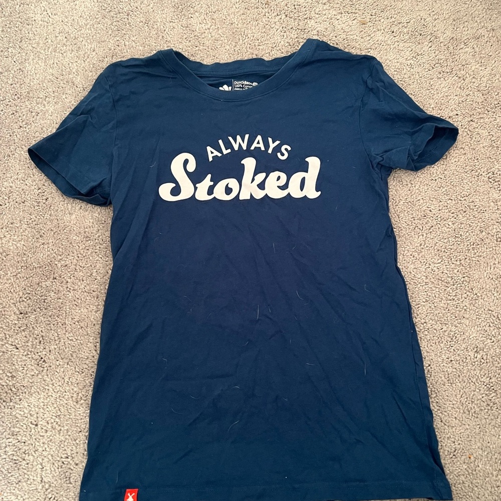 Dutch Bros Blue Cotton T-Shirt